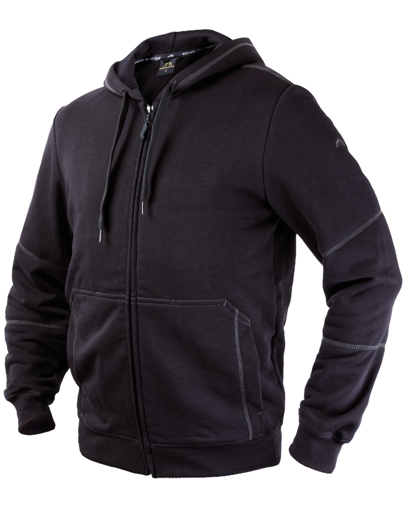 Hooded Sweatshirt (black) - front (2)