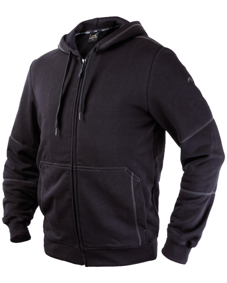 Hooded Sweatshirt (black) - front (2)