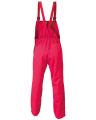 Ogrodniczki robocze 6015, czerwone - tył spodni