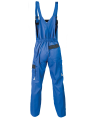 Ogrodniczki robocze WORK niebiesko-czarne - tył spodni