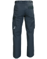 Spodnie robocze WORK, grafitowo-czarne - tył spodni