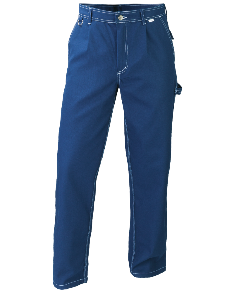 Spodnie robocze PROFI, granatowe - przód spodni