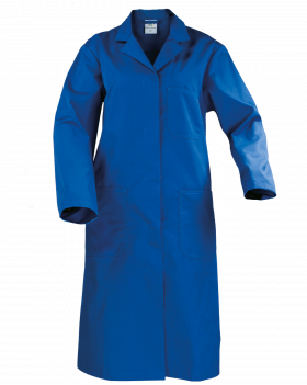 Fartuch Damski z Kieszeniami 4210, niebieski - przód fartucha