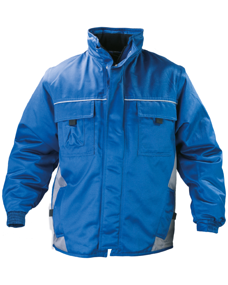 Kurtka zimowa Basto – 4w1, niebiesko-szara - przód kurtki