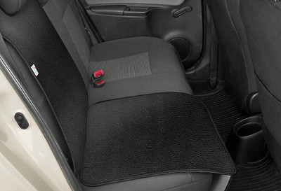 Protective mat for car seat JUNIOR Artificial Leather black