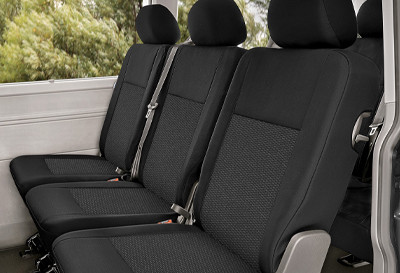 ARES Tailor Made 1+1+1 seat covers for the second row of the seats