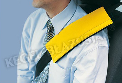 Safety belt pad - yellow