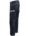 Spodnie Pure Black, wodoodporne, czarne - lewy bok z tyłu spodni