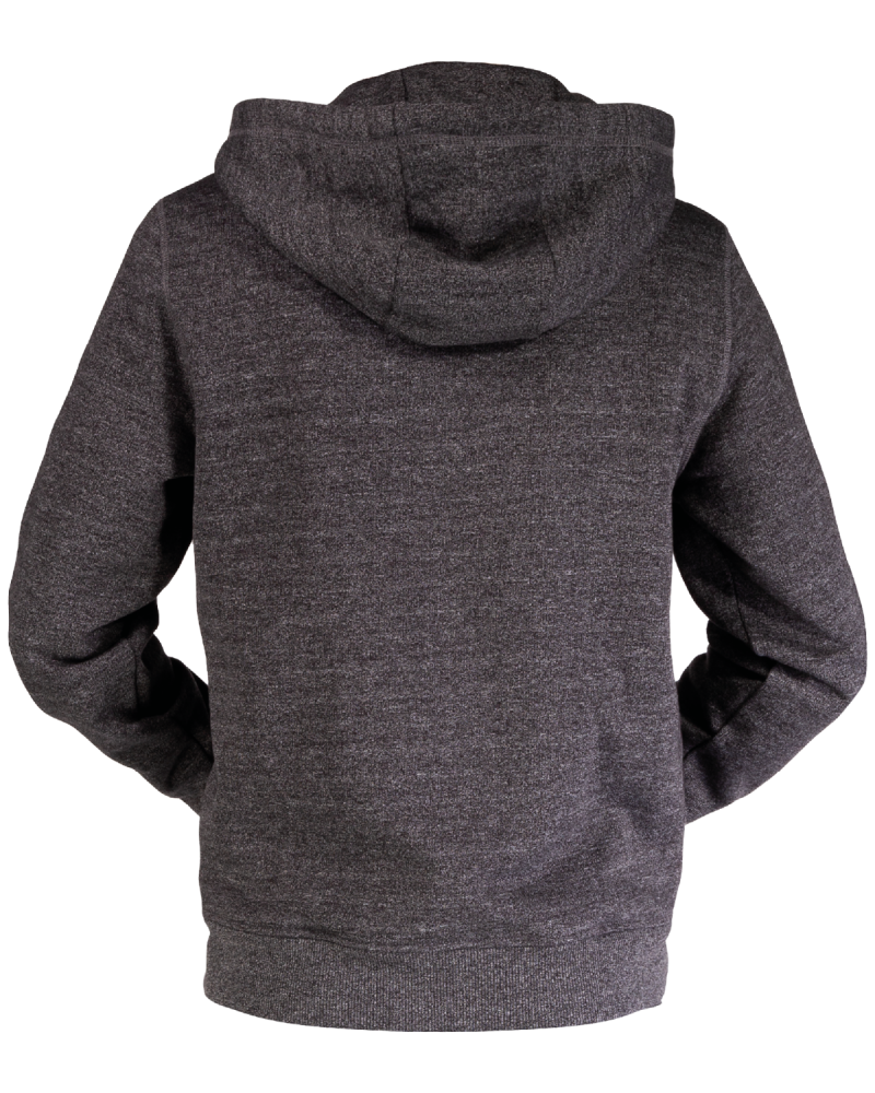 Bluza dresowa z kapturem Quartz 0248, szara - tył bluzy