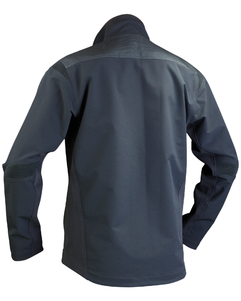 Bluza Pure Black/Yellow wodoodporna, czarno-żółta - tył bluzy