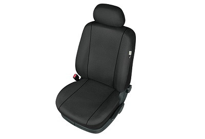 Cover for the right-hand car seat (sitting part and backrest) made of upholstery material