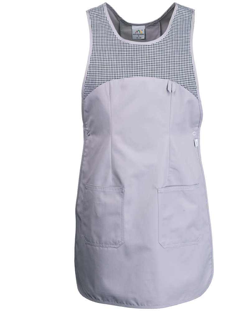 Fartuch damski 4554 szary - przód