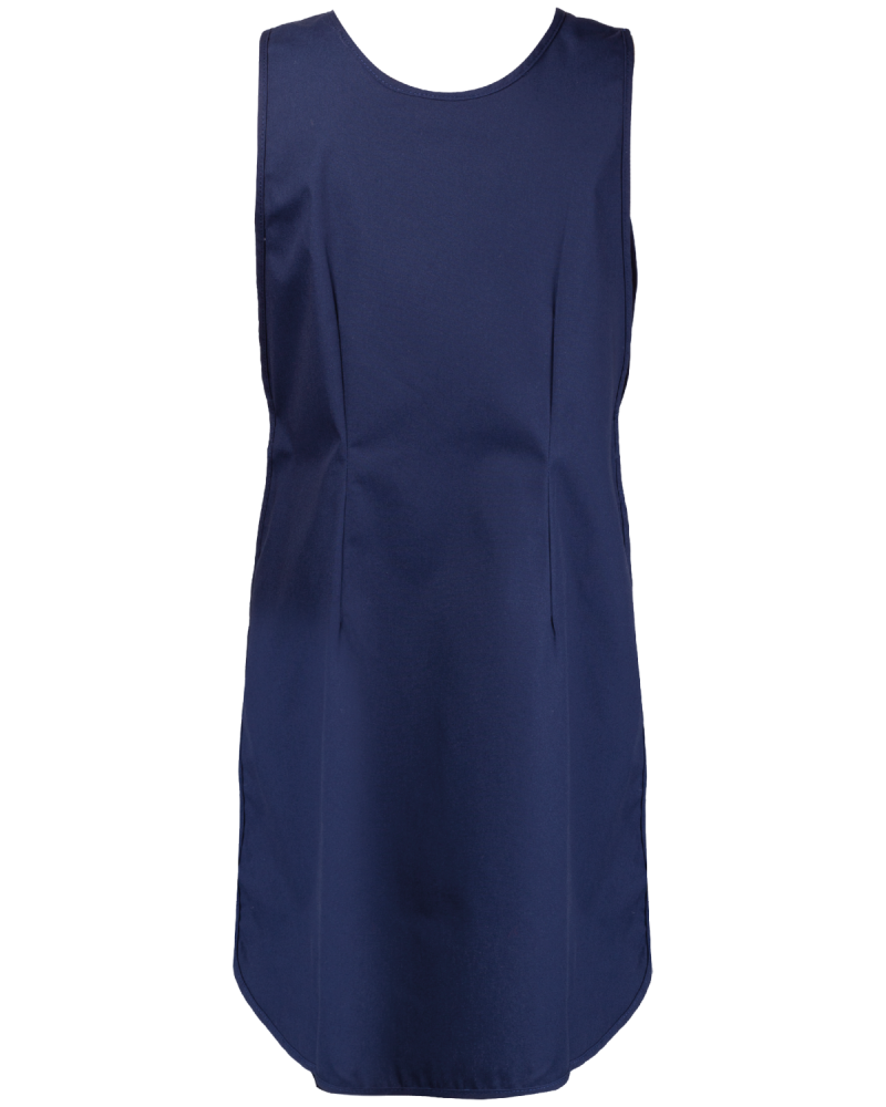 Fartuch damski 4554 granatowo-biały - tył