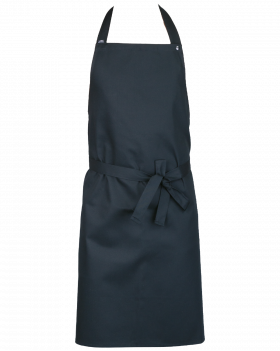 Fartuch przedni kucharski, czarny