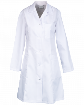 Fartuch damski ¾ biały - przód