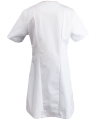 Fartuch damski, biała sukienka medyczna - tył