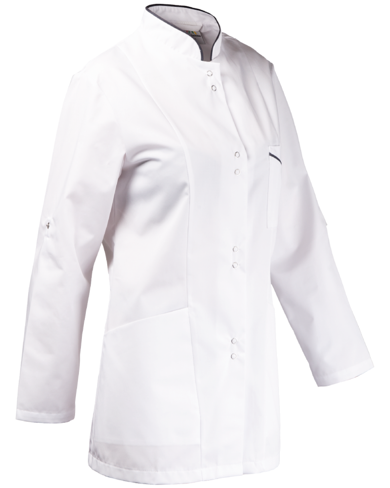 Elegancka bluza damska 3433 medyczna - prawy bok