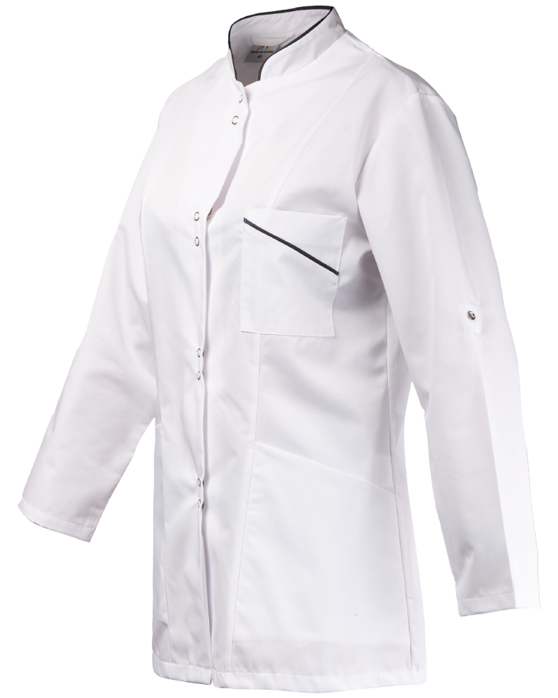 Elegancka bluza damska 3433 medyczna - lewy bok