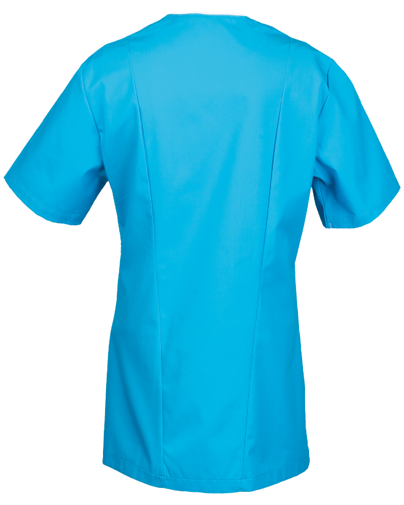 Bluza damska 3348, turkusowa - tył