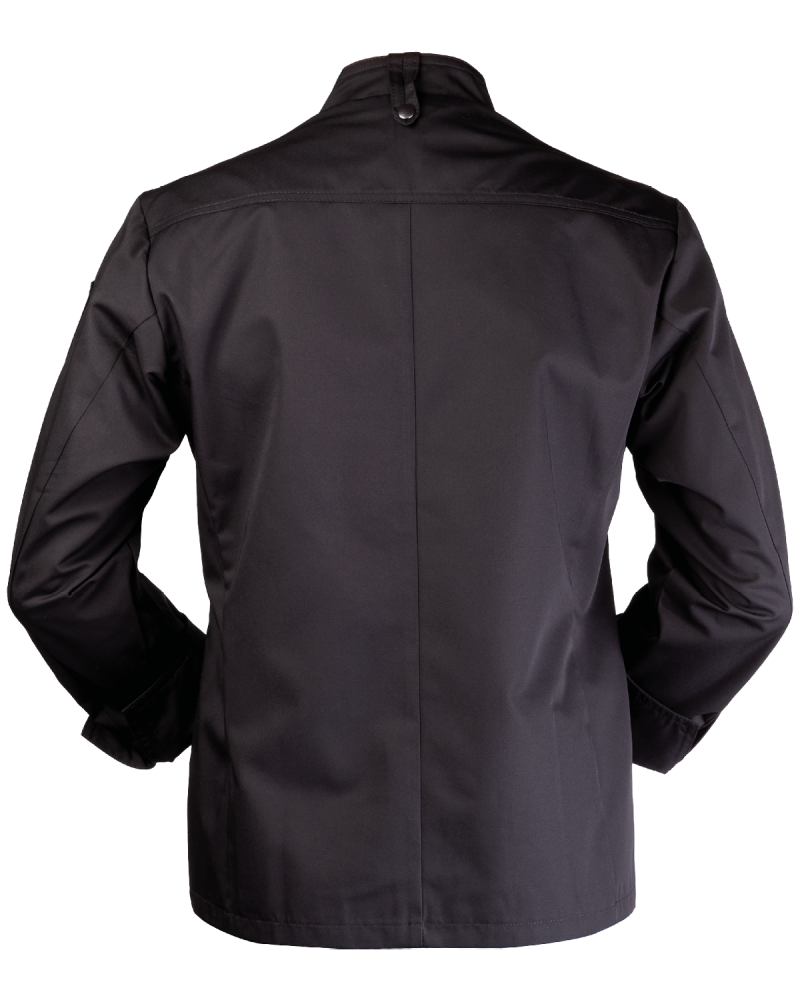 Bluza kucharska 361A, czarna - tył