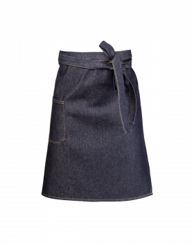 Zapaska „60” Jeans z kieszonką – 100% bawełny - przód