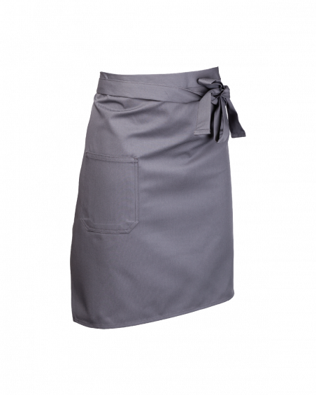 Zapaska „60” z kieszonką, szara - prawy bok
