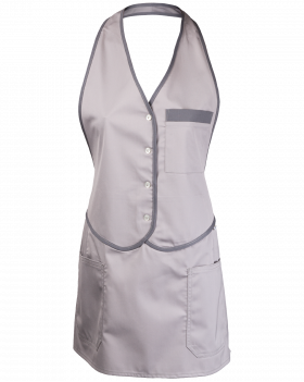 Fartuszek Włoski 4252, szary - przód