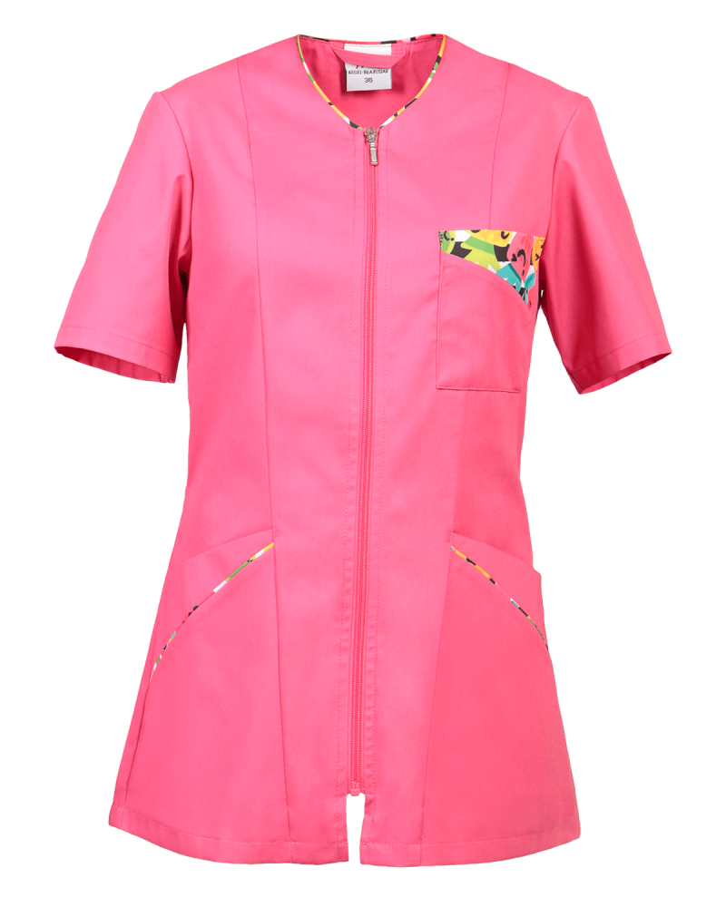 Bluza medyczna 359A - Krótki Rękaw KBT - przód