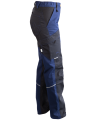 Spodnie damskie 5504/V-WORK serwisowe czarno-granatowe - prawy bok spodni