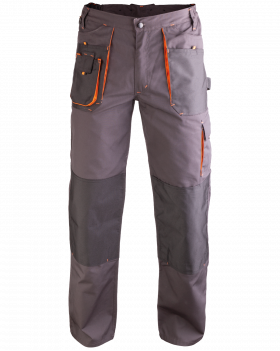 Spodnie Kneiter z wielofunkcyjnymi kieszeniami (Grafitowy, Pomarańczowy) - KT