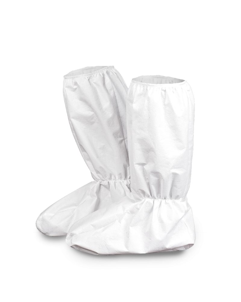 Ochraniacze Na Buty PP , białe - lewy bok