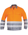 Pomarańczowy Hi-Vis/Szary