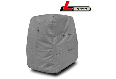 Forklift protective cover with a bag for cover  storing