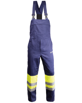 Ogrodniczki multiochronne Hi-Vis, granatowe