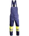 Ogrodniczki multiochronne Hi-Vis, granatowe