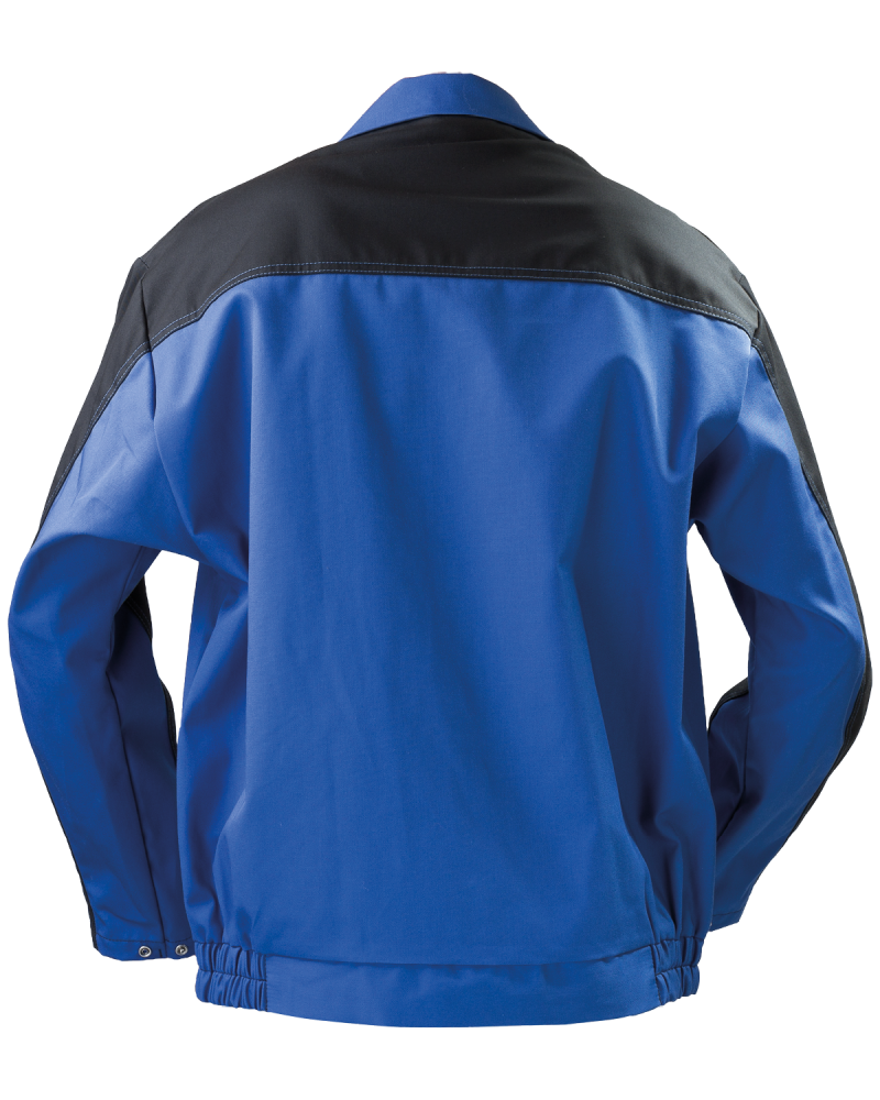 Bluza robocza Work, niebiesko-czarna - tył bluzy