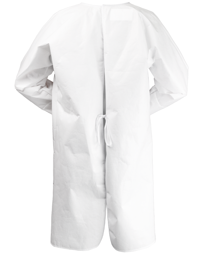 Fartuch Przedni PP, biały wododporny - tył