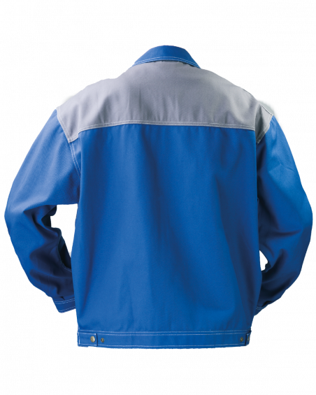 Bluza robocza PROFI, niebiesko-szara - tył bluzy