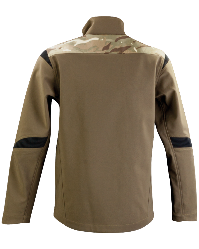 Kurtka Softshell Green Camo - tył