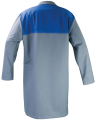 Fartuch roboczy PROFI, szaro-niebieskie - tył fartucha