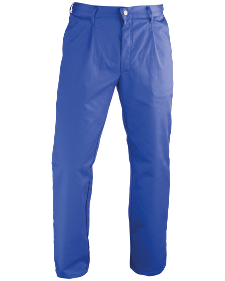 Spodnie classic Kneiter, niebieskie - przód