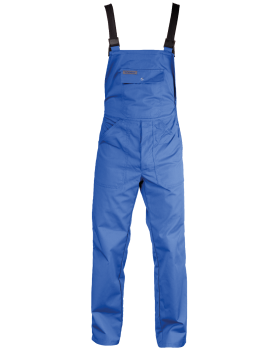 Ogrodniczki classic Kneiter, niebieskie - przód