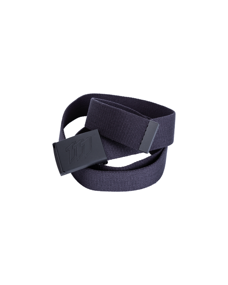 Pasek do spodni ProFlex, szaro-czarny - przód - pasek zwinięty