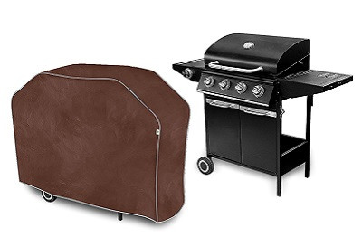 Protective cover for barbecue, L trapeze