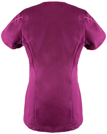 Bluza damska 390A - Krótki Rękaw KBT - z tyłu