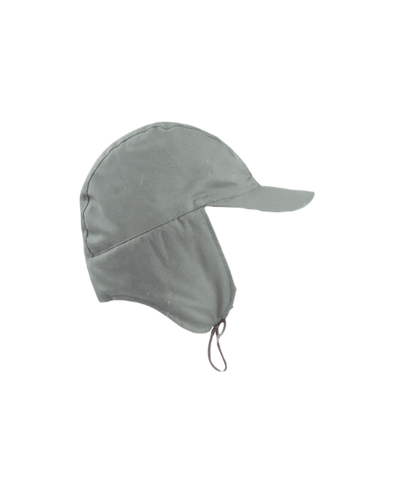 Czapka ocieplana uszanka popielata