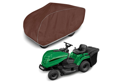 Lawn tractor protective cover XL with basket
