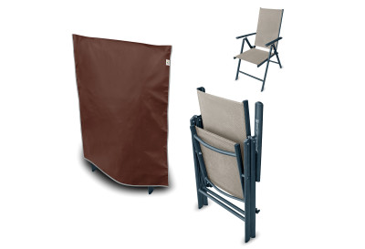 Protective cover for a folding garden chair