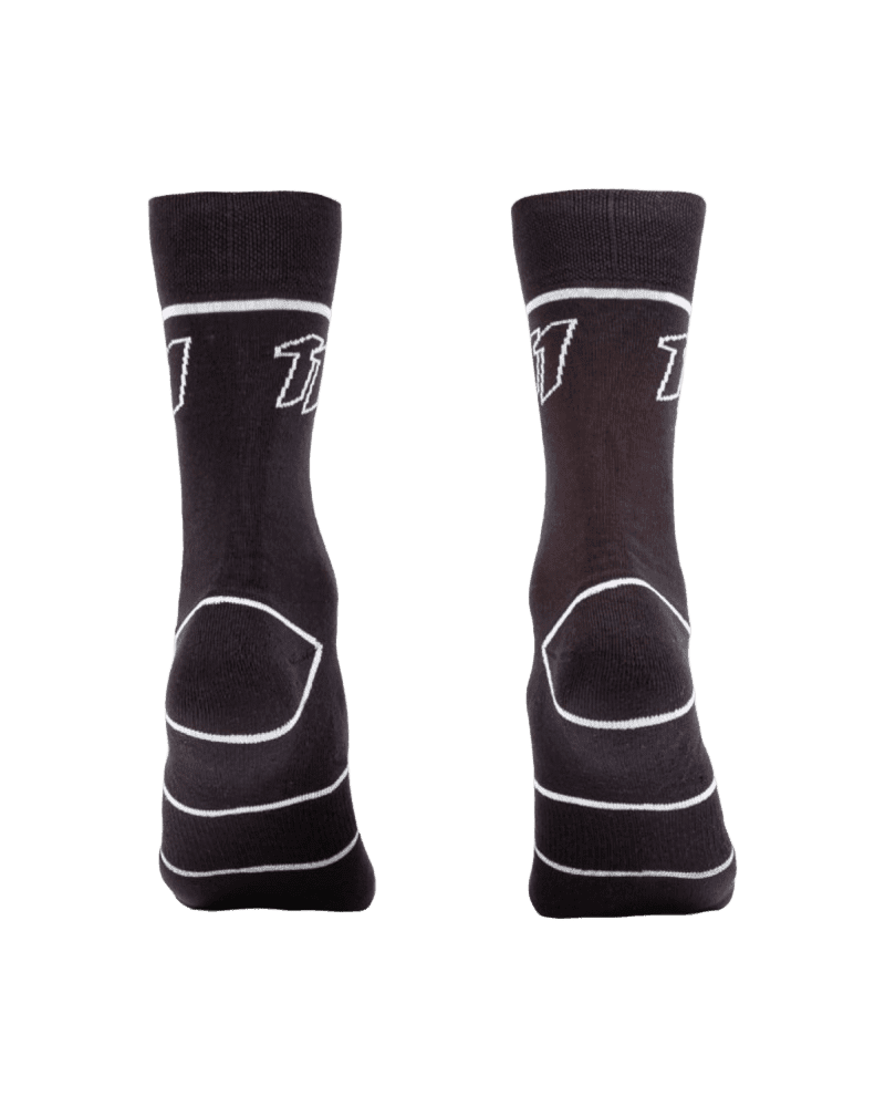 Skarpety ENDURANCE (czarno-białe) - para z tyłu